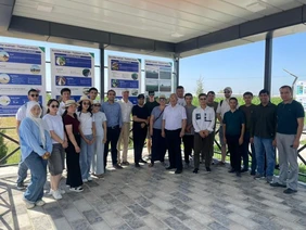 Participants of the RE.Act summer school at the TIIAME-NRU research field.