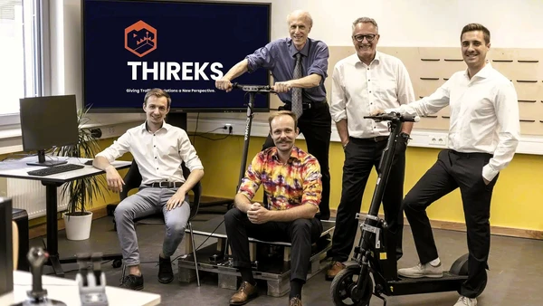 IInterdisciplinary team: Dr Pascal Brunner, Professor Werner Huber, Dr Ronald Kates, Florian Denk, and Felix Fröhling (from right to left / Photo: THI).