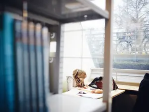 Bibliotheks Bücher im Regal