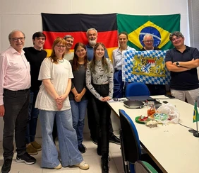 Delegation of the sustainED project from Technische Hochschule Ingolstadt (THI) during their visit to the Universidade Federal do Paraná (UFPR) in Brazil (Photo: THI).