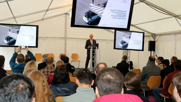 Professor Walter Schober, President of THI, at the opening of the new Centre for Vehicle Forensics – marking another milestone in advancing innovation. (Photo: THI)