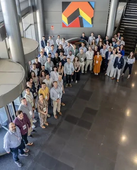 Together for more road safety: The participants of the kick-off event in Santa Oliva (Photo: THI).