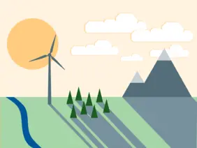 Erneuerbare Energien sind ein Baustein nachhaltiger Entwicklung. Im Rahmen von "Mission 2030" lernen Schülerinnen und Schüler verschiedene ökologische, soziale und wirtschaftliche Aspekte von Nachhaltigkeit kennen (Symbolfoto: Pixabay).